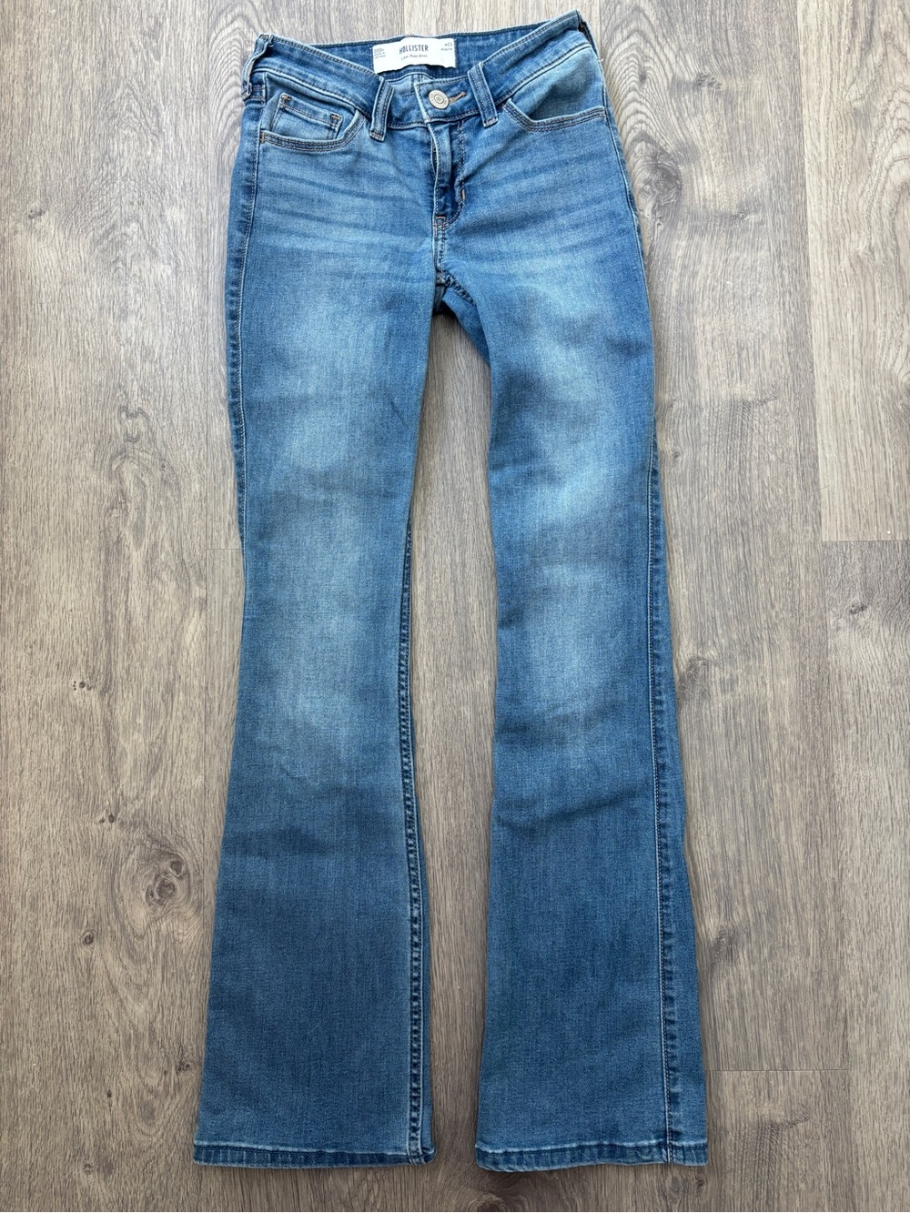 Hollister Low Rise Bootcut Medium Wash Jeans